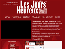 Tablet Screenshot of lesjoursheureux.net